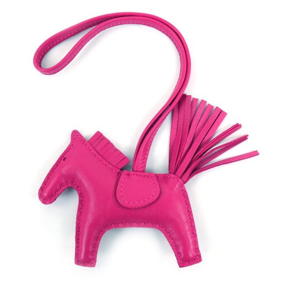 Auth HERMES Rodeo PM Bag Charm Magenta - Picture 5 of 9